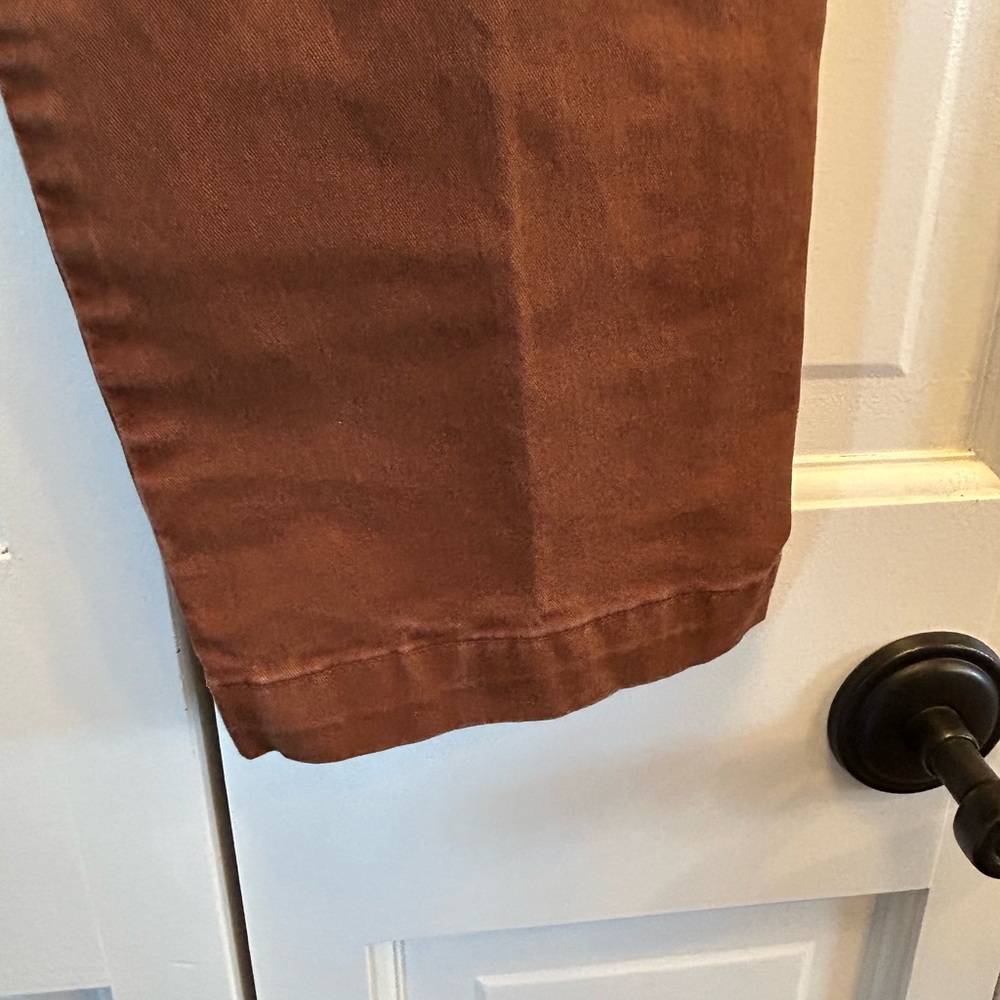 Men’s Gap Performance Chino Slim Fit 31x34 Rust Brown - Picture 4 of 4